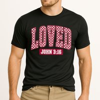 Loved Christian Valentines Great Gift Cooling Performance Crew T-Shirt
