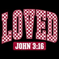 Loved Christian Valentines Great Gift Cooling Performance Crew T-Shirt