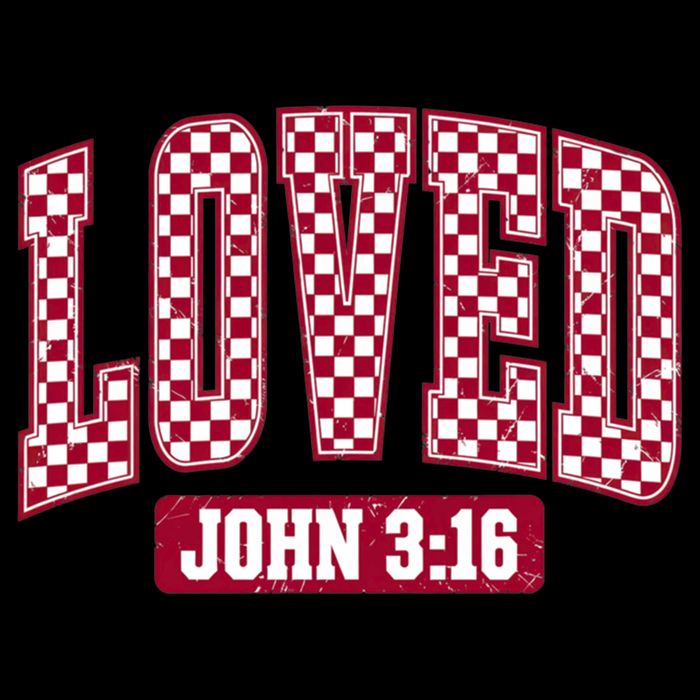 Loved Christian Valentines Great Gift Cooling Performance Crew T-Shirt