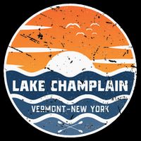 Lake Champlain Vermont New York Lake Champlain Button