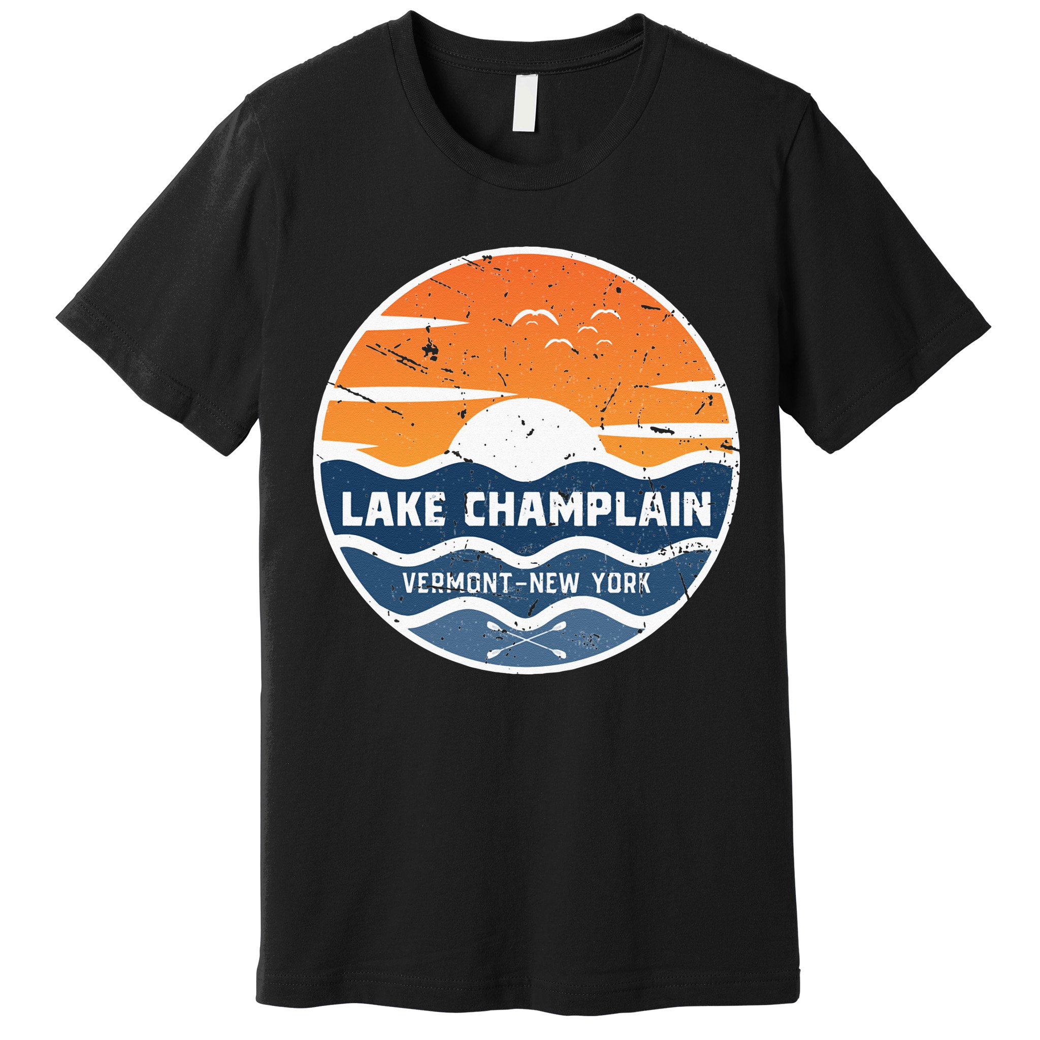 Lake Champlain Vermont New York Lake Champlain Premium T-Shirt