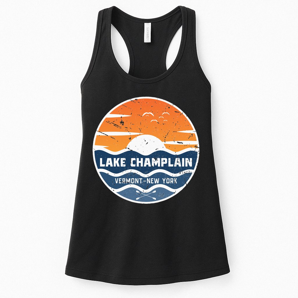 Lake Champlain Vermont New York Lake Champlain Womens Tank Top