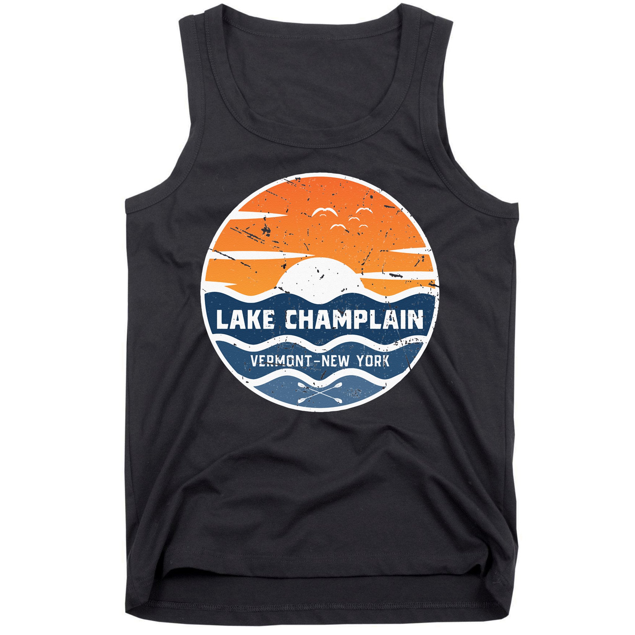 Lake Champlain Vermont New York Lake Champlain Tank Top