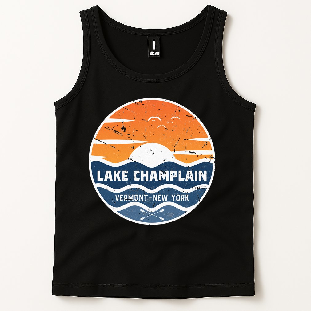 Lake Champlain Vermont New York Lake Champlain Tank Top