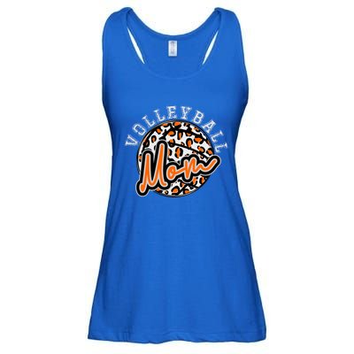 Leopard Cheetah Volleyball Orange Mom Gift Trendy Gift Ladies Essential Flowy Tank