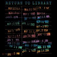 Library Card Vintage Book Due Date Bookish Rainbow T-Shirt