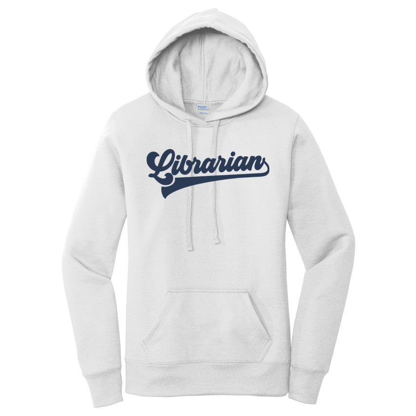 Librarian Cute Vintage Graphic Women's Pullover Hoodie