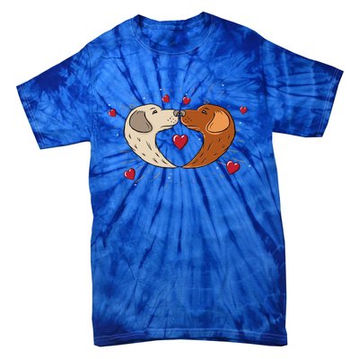 Labrador Cute Valentine's Day Dog Lovers Gift Tee Great Gift Tie-Dye T-Shirt