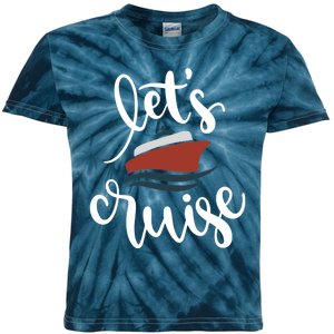 Let's Cruise Vacation Travel Kids Tie-Dye T-Shirt