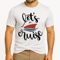 Let's Cruise Vacation Travel Cooling Performance Crew T-Shirt