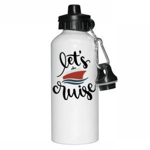 Let's Cruise Vacation Travel Aluminum Water Bottle