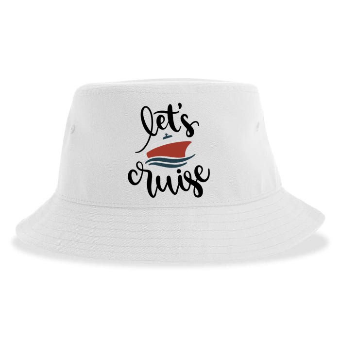 Let's Cruise Vacation Travel Sustainable Bucket Hat