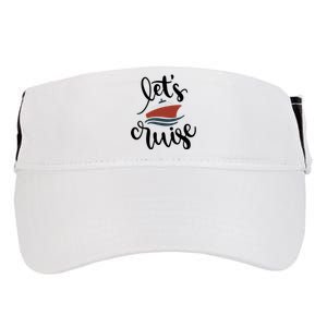 Let's Cruise Vacation Travel Adult Drive Performance Visor