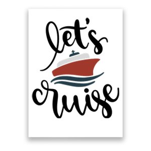 Let's Cruise Vacation Travel Poster