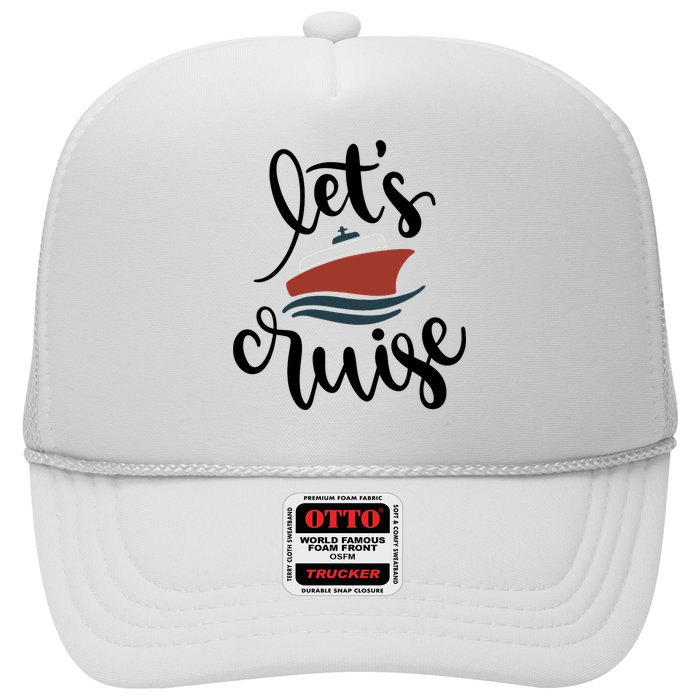 Let's Cruise Vacation Travel Trucker Hat