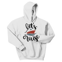 Let's Cruise Vacation Travel Kids Hoodie