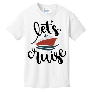 Let's Cruise Vacation Travel Kids T-Shirt