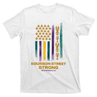 Louisiana Culture Vintage We Stand Nola Strong Bourbon Street T-Shirt