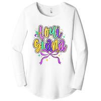 Louisiana Culture Vintage We Stand Nola Strong Bourbon Street Women's Perfect Tri Tunic Long Sleeve Shirt