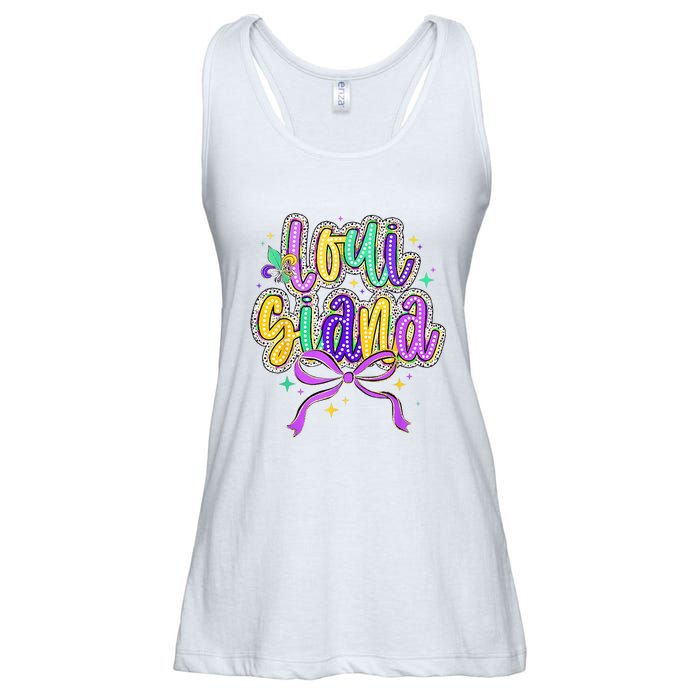 Louisiana Culture Vintage We Stand Nola Strong Bourbon Street Ladies Essential Flowy Tank