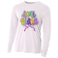 Louisiana Culture Vintage We Stand Nola Strong Bourbon Street Cooling Performance Long Sleeve Crew