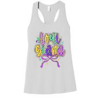 Louisiana Culture Vintage We Stand Nola Strong Bourbon Street Women's Racerback Tank