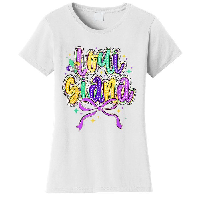 Louisiana Culture Vintage We Stand Nola Strong Bourbon Street Women's T-Shirt