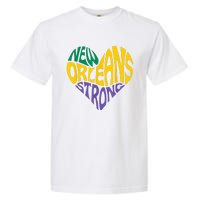 Louisiana Culture Vintage We Stand Nola Strong New Orleans Garment-Dyed Heavyweight T-Shirt