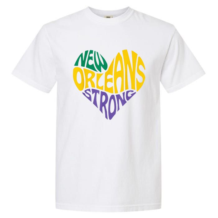 Louisiana Culture Vintage We Stand Nola Strong New Orleans Garment-Dyed Heavyweight T-Shirt