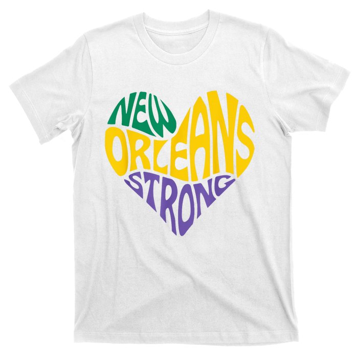 Louisiana Culture Vintage We Stand Nola Strong New Orleans T-Shirt