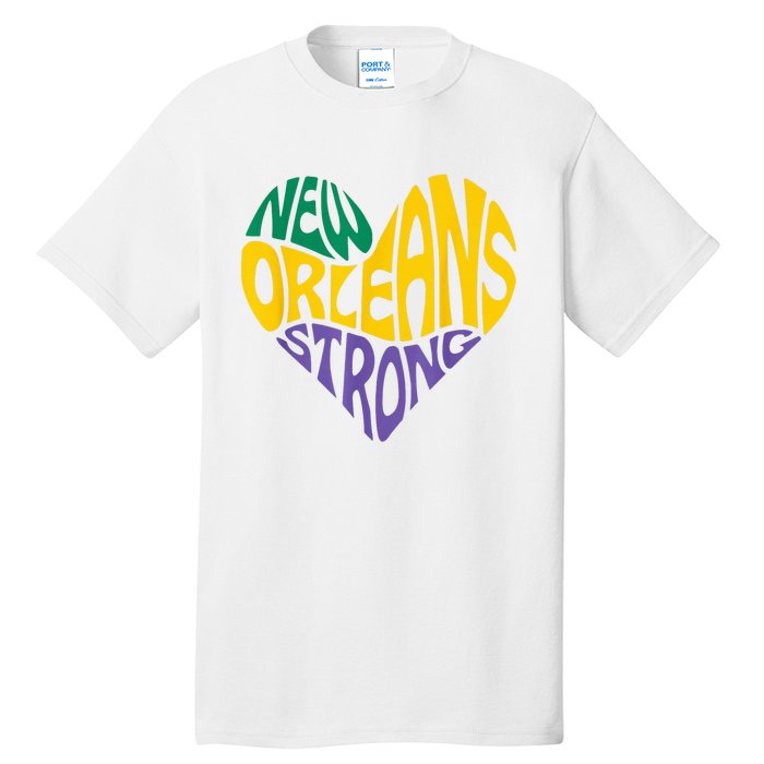 Louisiana Culture Vintage We Stand Nola Strong New Orleans Tall T-Shirt