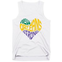 Louisiana Culture Vintage We Stand Nola Strong New Orleans Tank Top