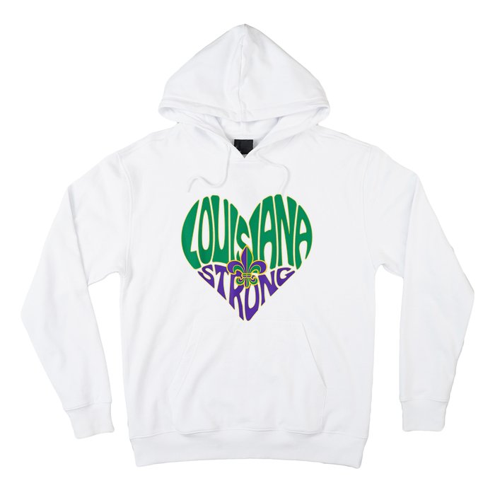 Louisiana Culture Vintage We Stand Nola Strong Hoodie