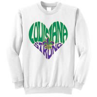 Louisiana Culture Vintage We Stand Nola Strong Sweatshirt