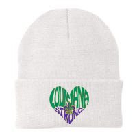 Louisiana Culture Vintage We Stand Nola Strong Knit Cap Winter Beanie