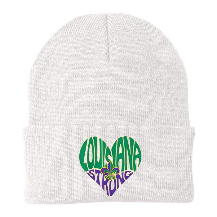 Louisiana Culture Vintage We Stand Nola Strong Knit Cap Winter Beanie