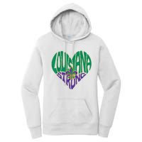 Louisiana Culture Vintage We Stand Nola Strong Women's Pullover Hoodie