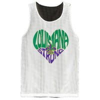 Louisiana Culture Vintage We Stand Nola Strong Mesh Reversible Basketball Jersey Tank