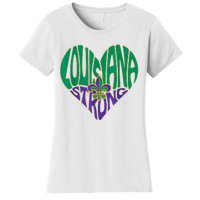 Louisiana Culture Vintage We Stand Nola Strong Women's T-Shirt