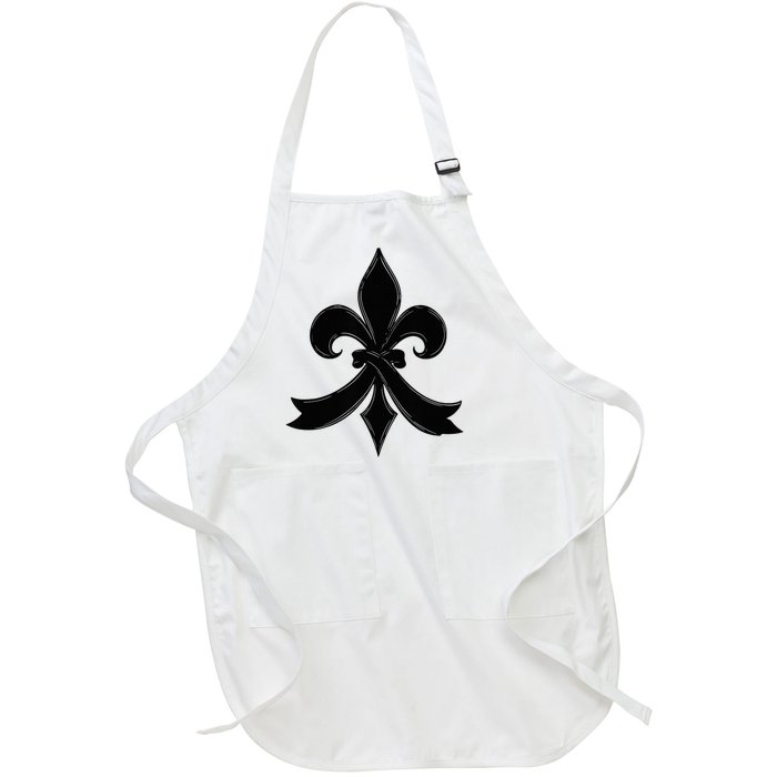 Louisiana Culture Vintage We Stand Nola Strong Full-Length Apron With Pockets