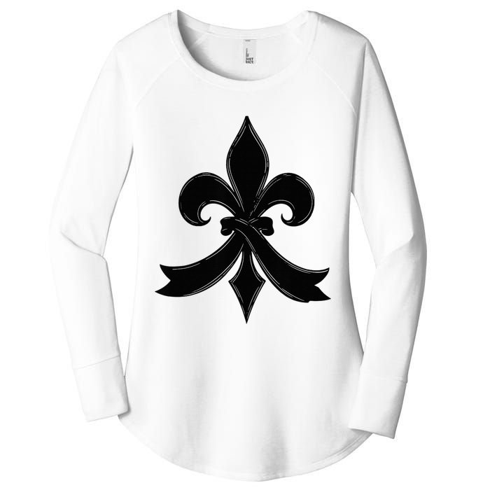 Louisiana Culture Vintage We Stand Nola Strong Women's Perfect Tri Tunic Long Sleeve Shirt