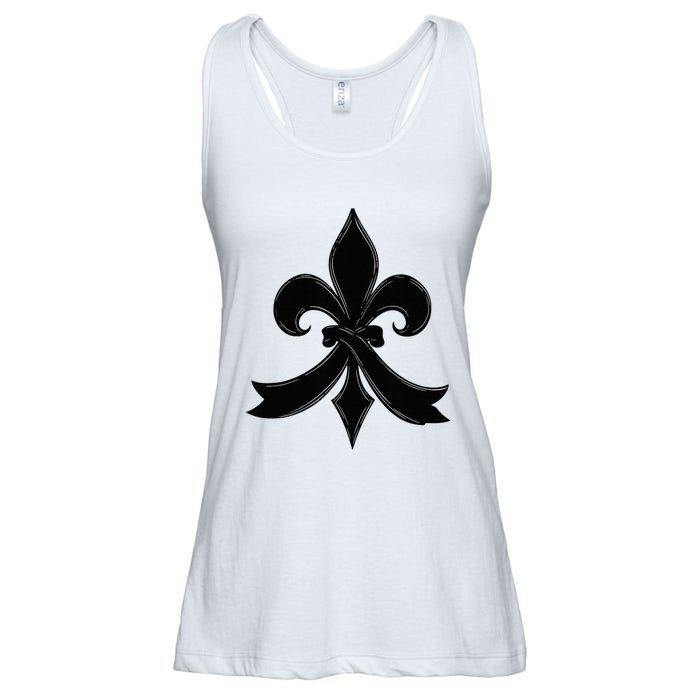 Louisiana Culture Vintage We Stand Nola Strong Ladies Essential Flowy Tank