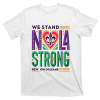 Louisiana Culture Vintage We Stand Nola Strong Apparel T-Shirt