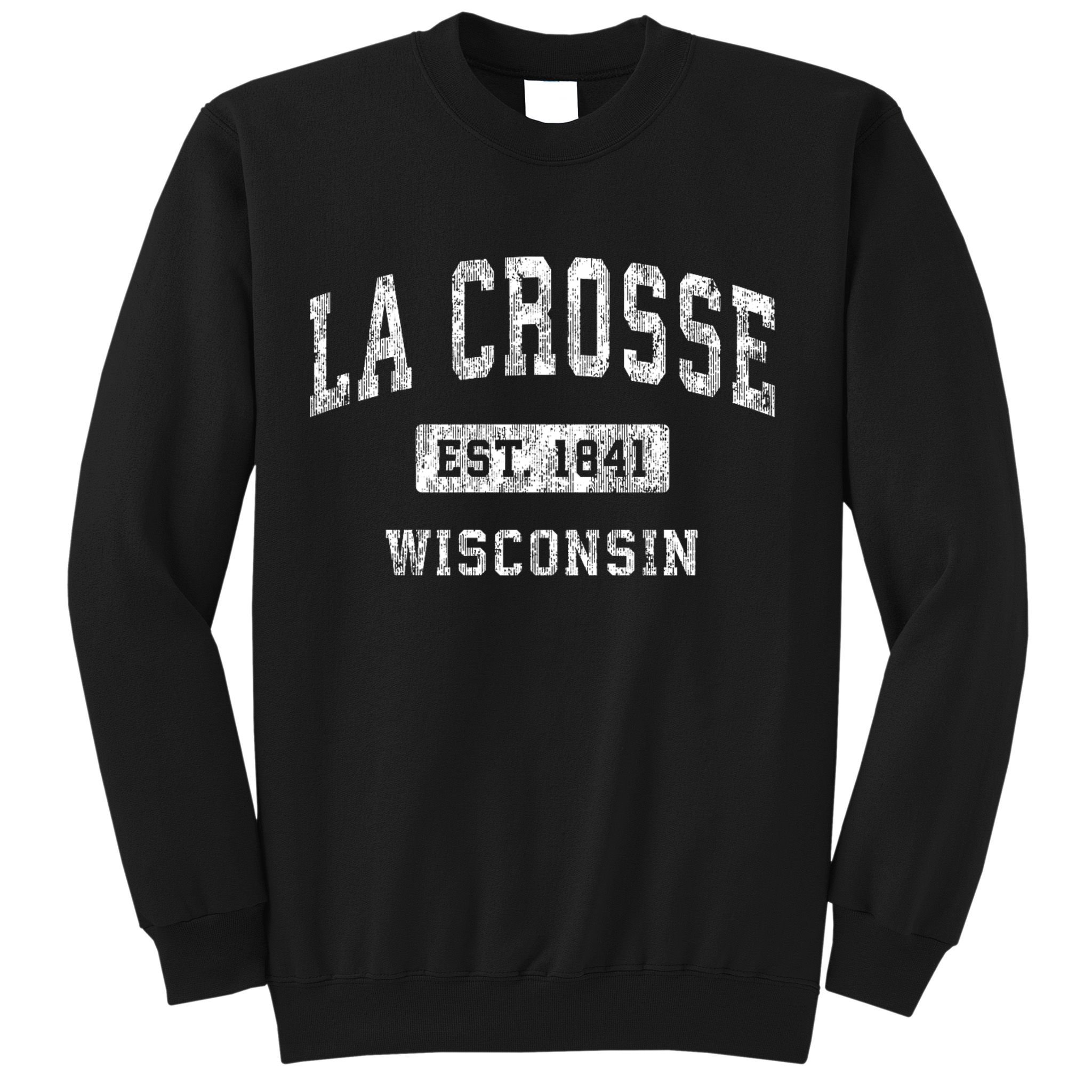 La Crosse Wisconsin Wi Vintage Established Sports Sweatshirt