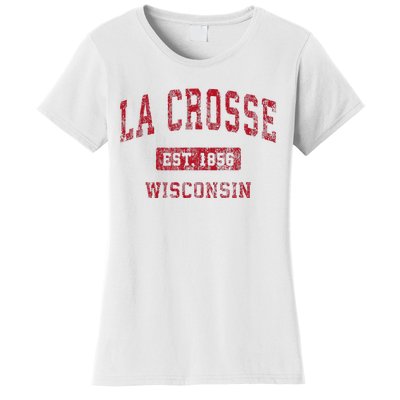 La Crosse Wisconsin Wi Vintage Sports Design Women's T-Shirt