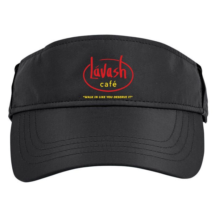 LáVash Cafe Walk In Like You Deserve It Adult Drive Performance Visor