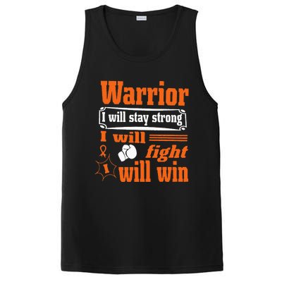 Leukemia Cancer Warrior I Will Stay Strong I Will Fight PosiCharge Competitor Tank