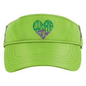 Louisiana Culture We Stand Nola Strong Adult Drive Performance Visor