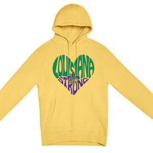 Louisiana Culture We Stand Nola Strong Premium Pullover Hoodie