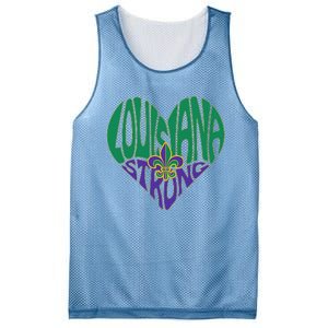 Louisiana Culture We Stand Nola Strong Mesh Reversible Basketball Jersey Tank